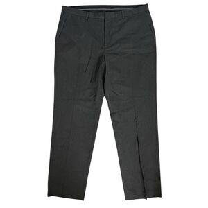 Calvin Klein Men’s Dress Pants Gray 38x32 Straight Fit Flat Front